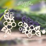 Чипборд від Вензелик - Набір флори 29, розмір: 46x55 мм