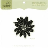 Акриловий штамп Lesia Zgharda FL041a Квітка велика, розмір 4,4x4,5см