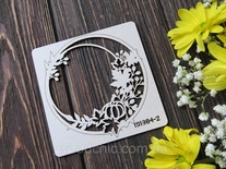 Чипборд рамки осінь від WOODchic, 9x9,5см