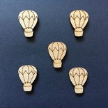 Деревʼяна фігурка WOOD-114 - Повітряна куля, 1 штука