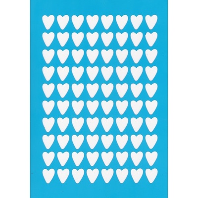 Маска - Фабрика Декора - Сердечки2, 20смХ15см