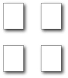 Ножі для вирубки - Dies- Window Quad від Poppystamps