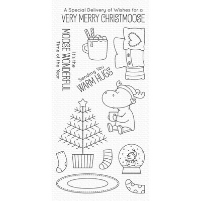 Акриловий штамп My Favorite Things - BB Merry Christmoose