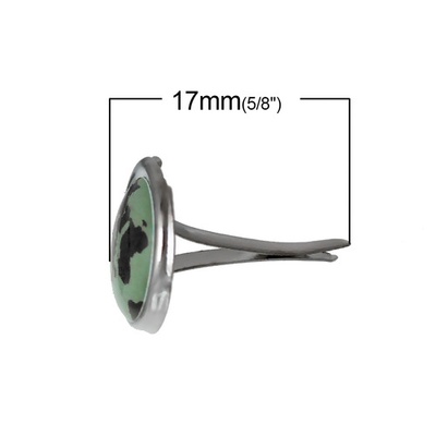 Набір брадсів з срібною окантовкою №1, кольори - рандомні, 20 шт.