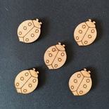 Дерев’яна фігурка WOOD-130 - Божа коровка, 1 штука