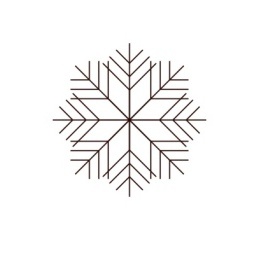 Акриловый штамп Christmas Stamp SR079 Снежинка, размер 2,1 * 2,1 см