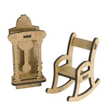 3D Заготовка фигурки для оформления шедоубокса №56, ТМ Фабрика Декора