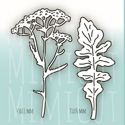 Набор ножей для вырубки от Mimicut "Шепот трав", 62x83мм