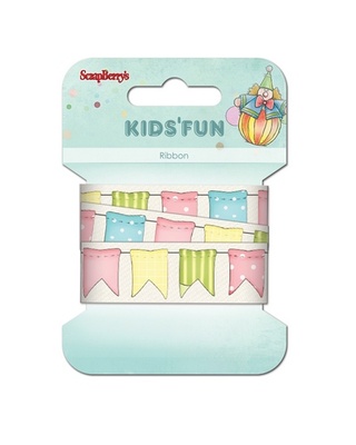 Лента декоративная  от Scrapberry's - Забава, 20мм, 2м., хлопок