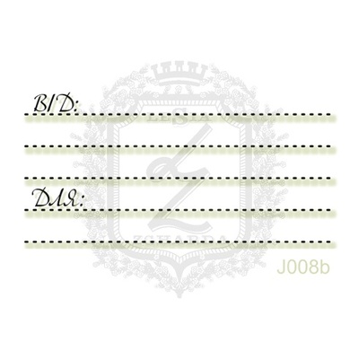 Акриловий штамп Lesia Zgharda J008b Журналінг