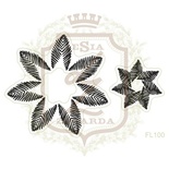 Набір акрилових штампів Lesia Zgharda FL105 Вишиті квіти