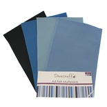 Набір відрізків фетру від Dovecraft - Felt Multiple Pack - Blues, 8 шт.