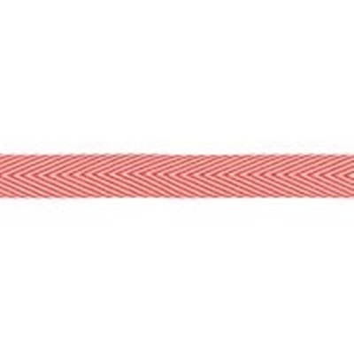 Стрічка - Twill/Stripes - червоний, ширина — 19 мм, довжина 90 см