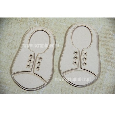 Чипборд Scrapiniec - Обувь кеды детские