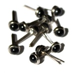 Набір брадсів Eyelet Outlet - Pearl Brads Black, колір чорний, 5 мм, 10 штук