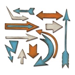 Нож для высечки Sizzix Bigz Die - Artful Arrows, 659433