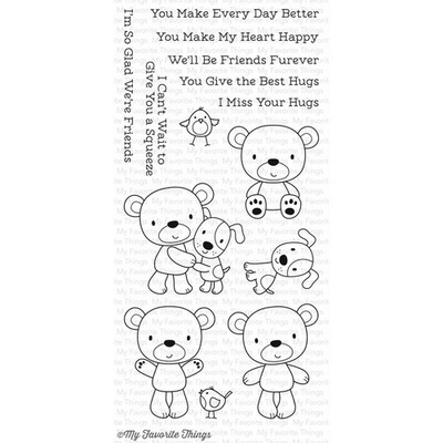 Акриловый штамп My Favorite Things - Friends Furever, 14 шт.