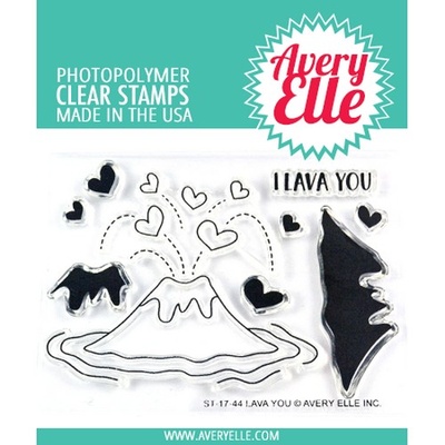 Акриловий штамп Avery Elle - Lava You Clear Stamps