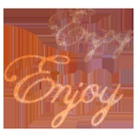 Ніж для вирубки від Cheery Lynn Designs - Enjoy 2 Piece Die Die Set