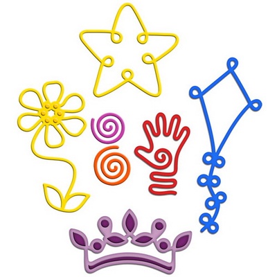 Ніж для вирубки від Spellbinders - Jewel Treasures, 7 шт