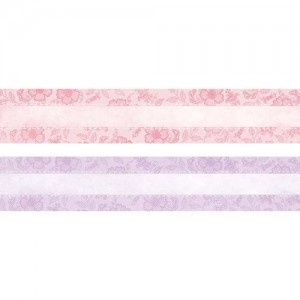 Смужки паперу від Galeria Papieru - Jutrzenka - Ранкова зоря - 02, рожевий, бузковий, 5x30,5см, 1 шт.