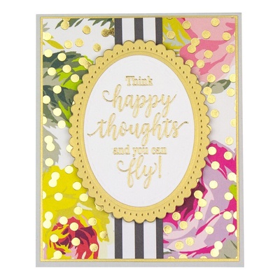 Пластина для фольгування від Spellbinders - ScatteRed Dot Pattern