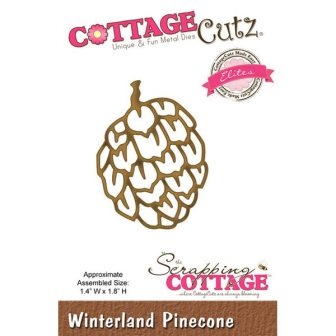 Ножі для вирубки CottageCutz Winterland Pinecone (Elites)
