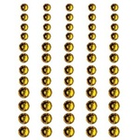 Половинки кристалів на клейовій основі Queen & Co - Rhinestones Sunflower Yellow, 60